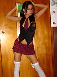 CaseysCam Schoolgirl Skirt and Stockings CaseysCam Schoolgirl Skirt and Stockings