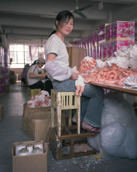 Chinese factory workers